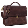 "Chase" Briefcase Vintage em Couro