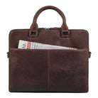 Damen Arbeitstasche Leder braun