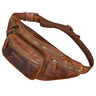 "Caspar" Bolsa de Couro Grande Vintage – Pochete Masculina para Homens