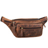 B-WARE "Zion" Vintage Leather Fanny Pack Leather