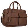 "Carlo" Bolsa para portátil de couro masculino