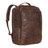 "Beck" Mochila Empresarial Couro Masculina