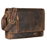 "Davis" Bolsa Messenger de Couro – Bolsa para Laptop 13" Uni Bolsa