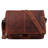 Couro "Curtis" de 15 polegadas Bolsa Mensageiro