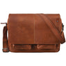 Couro "Curtis" de 15 polegadas Bolsa Mensageiro