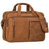 "Arnold" Espaçosa Bolsa Portátil Pele