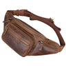 "Caspar" Bolsa de Couro Grande Vintage – Pochete Masculina para Homens