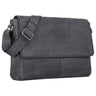 "Oskar" Bolsa Tiracolo de Couro – Bolsa para Laptop 15" em Couro Legitimo