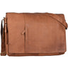 B-WARE "Maximus" XXL Saco de Ombro em Pele