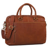 B-WARE "Fabius" saco de ombro de homem de couro grande
