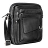 "Ryan" Bolsa De Couro Pequena Vintage Masculina Para 9.7 Polegadas