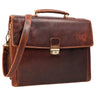 B-WARE "Noel" Briefcase Vintage Homem em Couro