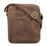 „River“ Bolsa De Couro Messenger Pequena Bolsa Masculina