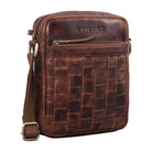 Kleine Leder Schultertasche Damen Herren