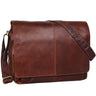 B-WARE "Alex" Vintage Leather Bag Homens Mulheres