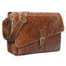 B-WARE "Merlin" Saco de Pele Vintage Shoulder Ladies Men
