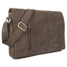 B-WARE "Till" saco de ombro de couro de 13 polegadas