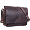 B-WARE "Alex" Vintage Leather Bag Homens Mulheres