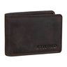 "Jay" Carteira Couro Masculina Mini RFID Vintage Pequena Para Homens