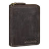 "Giannis" Carteira Pequena Homem Couro Vertical RFID Vintage
