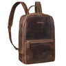 "Kellis" Mochila De Couro Vintage Grande Para Laptop 15 Polegadas