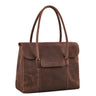 "Carrie" Grande Bolsa de Couro Shopper para Mulheres Crossbody Bowling