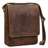 "Ottavio" Bolsa Masculina Média de Couro Legítimo para Laptop 13,3"