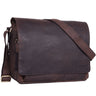 B-WARE "Rick" saco de ombro em pele 15.6 Inch