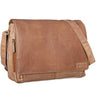 B-WARE "Rick" saco de ombro em pele 15.6 Inch