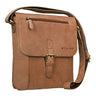 B-WARE "Matthias" Vintage de saco de ombro masculino em pele