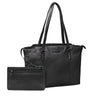 "Livia" Bolsa de Couro Grande para Mulher Conjunto 2 Peças com Carteira