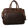 B-WARE "Fabius" saco de ombro de homem de couro grande