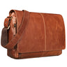 B-WARE "Alex" Vintage Leather Bag Homens Mulheres