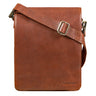 STILORD "Oxford" mala tiracolo vintage couro homem pele média vertical DIN A4