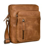 "Dain" Bolsa de couro de ombro para homem