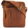 B-WARE "Jamie" Saco de Couro para Homens Saco de Pele de Ombro Pequeno