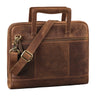 “Tristan” Bolsa De Couro Para Ombro Masculina 14" Laptop Tasche