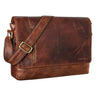 "Davis" Bolsa Messenger de Couro – Bolsa para Laptop 13" Uni Bolsa