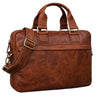 Saco de Couro "Andrew" Vintage Business Leather