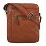 "Bruce" Bolsa Vintage Masculina de Couro Pequena para Ombro