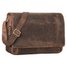 B-WARE "Tom" Saco de Ombro em Pele Vintage