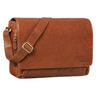 "Tom" Bolsa Vintage de Couro – Bolsa Tiracolo com Compartimento para Laptop 15"