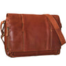 B-WARE "Erik" Vintage Shoulder Bag Leather 15.6 Inch