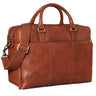 "Isaac" Bolsa De Cuero Business Vintage Maletín 13,3" Para Laptop