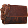 B-WARE "Oskar" Bolsa de Couro para Mensageiros