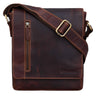 „Easton“ Pequena Messenger Bag Couro Vintage Bolsa De Ombro