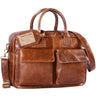 "Carlo" Bolsa para portátil de couro masculino