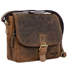 Vintage Umhängetasche Leder braun