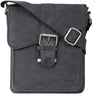 "Mattia" Pequena Bolsa Masculina de Couro – Bolsa Vintage Tiracolo