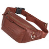 "Adelmo" Bolsa de Cintura Homem em Pele Vintage